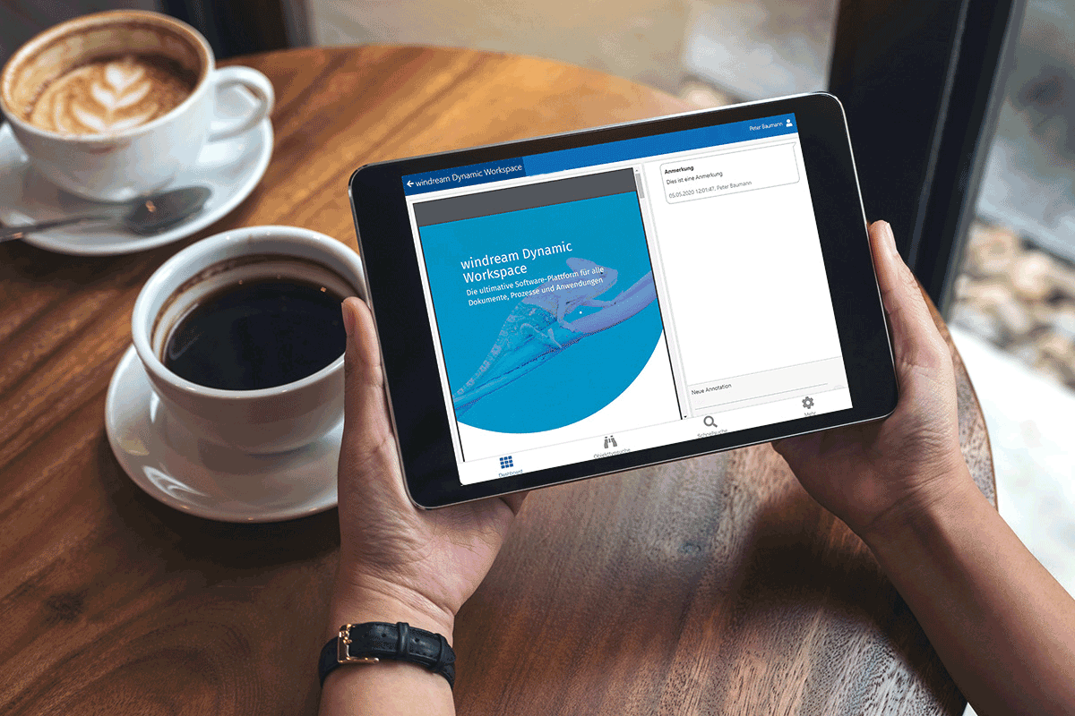 windream Dynamic Workspace News article - dataglobal Bochum GmbH